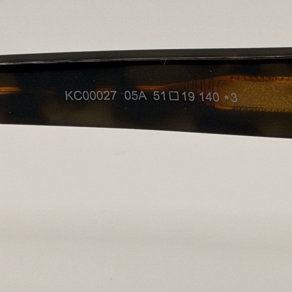 New Kenneth Cole New York KC00027 058A 51 19 140 3 Tortoise Sunglasses - Picture 4 of 8